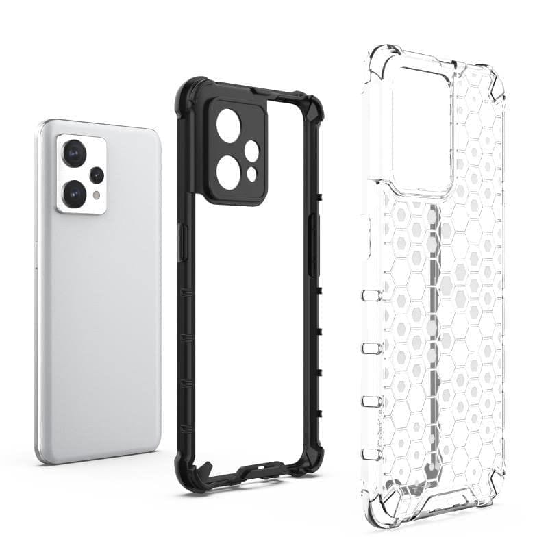 Faircost Hybrid Shockproof Back Cover for Vivo T1 5G/Y75 Hard Outside Soft Inside- (Polycabonate::Transparent) view 2
