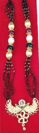 Traditional Gold Plated Marathi Mangalsutra view 2