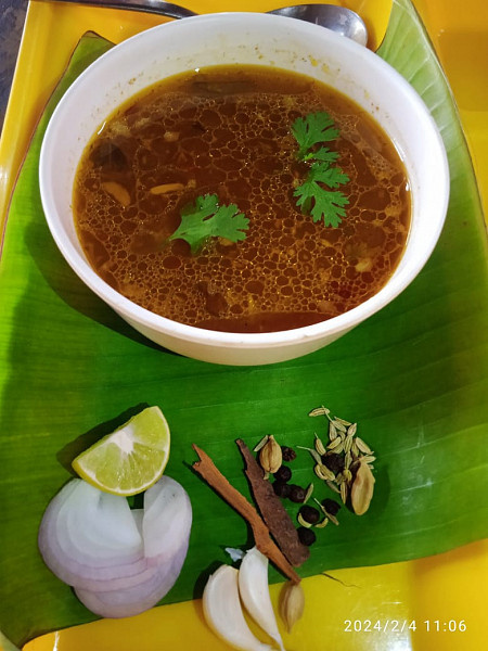 Mutton leg soup
