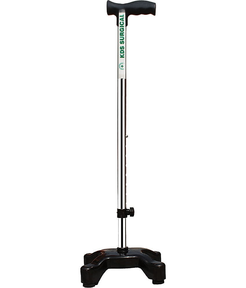 KDS SURGICAL 4 Leg Quadripod Croome Black Walking Sticks