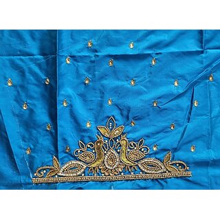 OMSAIFAB Cotton Silk Self Design Blouse Material view 2