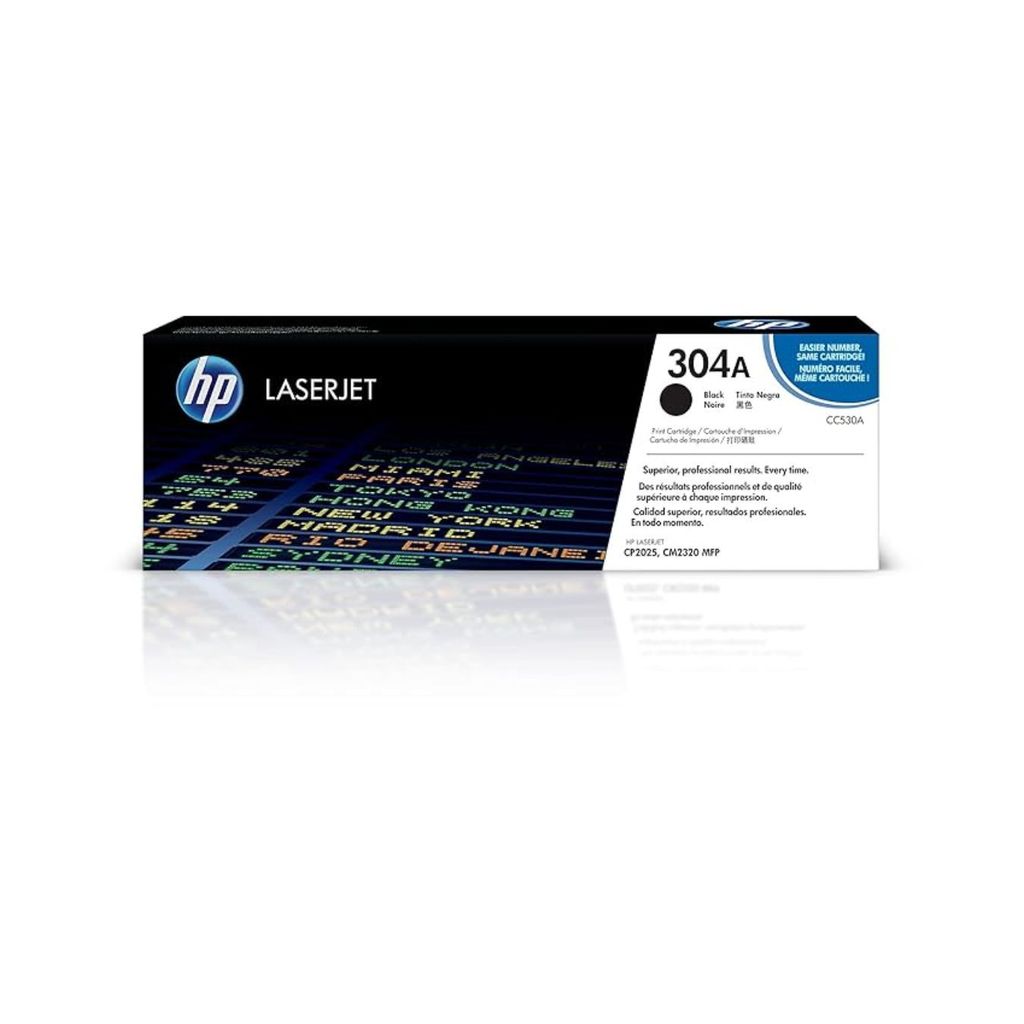 HP 304A Black Original LaserJet Toner Cartridge (CC530A) view 2