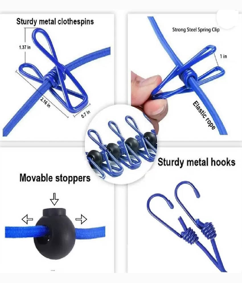 Qin Pin Aluminium Standard Clothes Hangers ( Pack of 2 ) view 2
