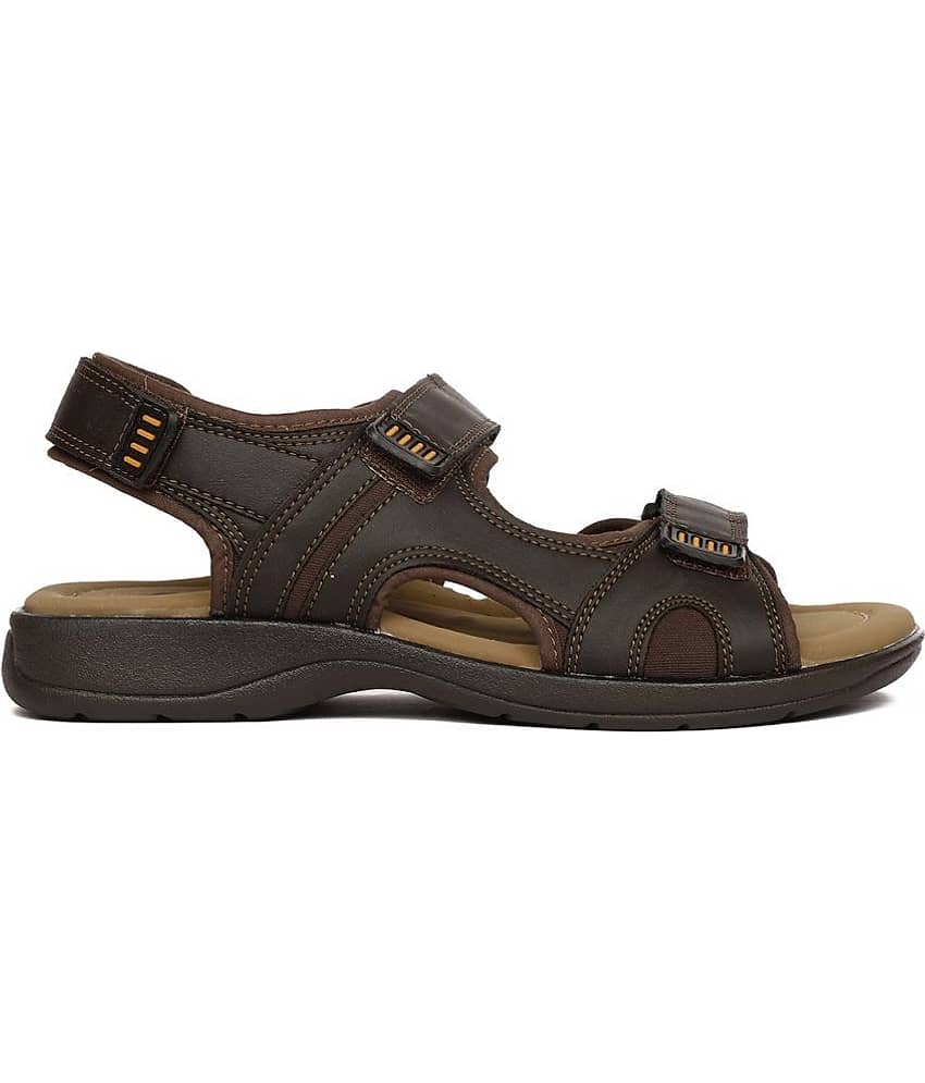 Bata - Brown Men's Sandals view 2