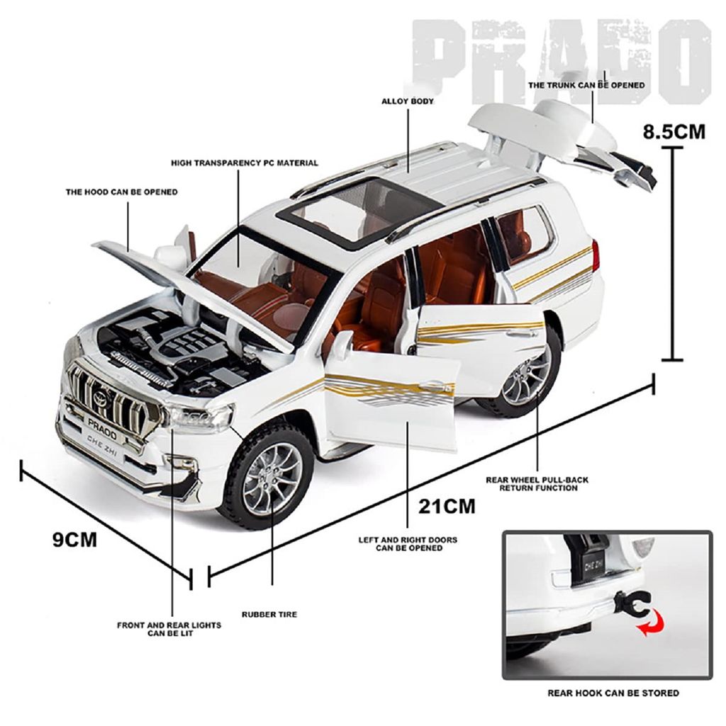 KTRS ENTERPRISE 1:24 for Alloy Car Model. Diecast Metal Toy Vehicles Car Model High Sound Light Collection Kids Toy Gift view 2