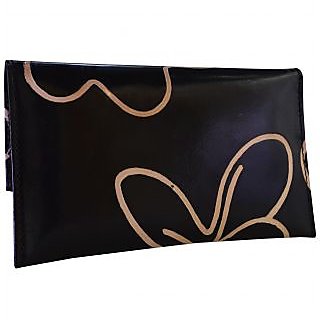 arpera summer 3 in 1 terracota leather clutch black C11516-1A view 2