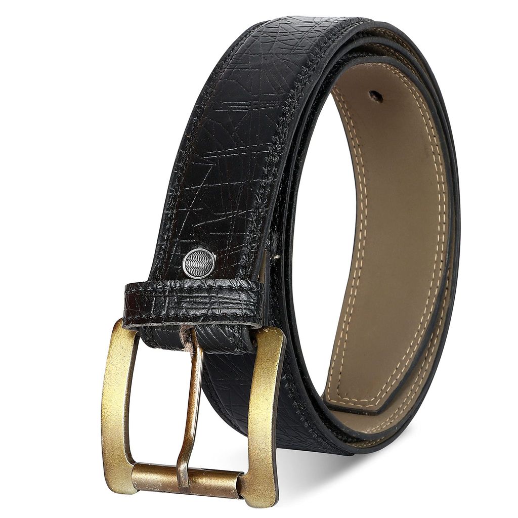 Black Formal/casual PU Leather Belt For Men BT05-BKL05 view 2