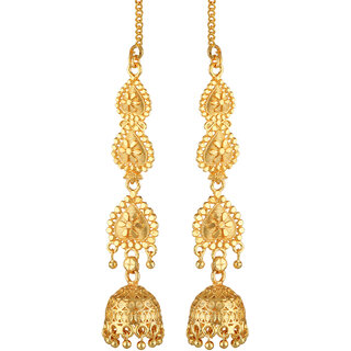 Vivastri Elegant Twinkling Beautiful Kaanchain jhumki Earring for Women and Girls [VIVA2714ERG] view 2