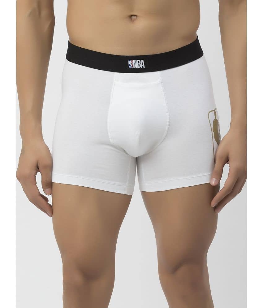 John Players White John Players Trunks Cotton Men's Trunks ( Pack of 1 ) view 2