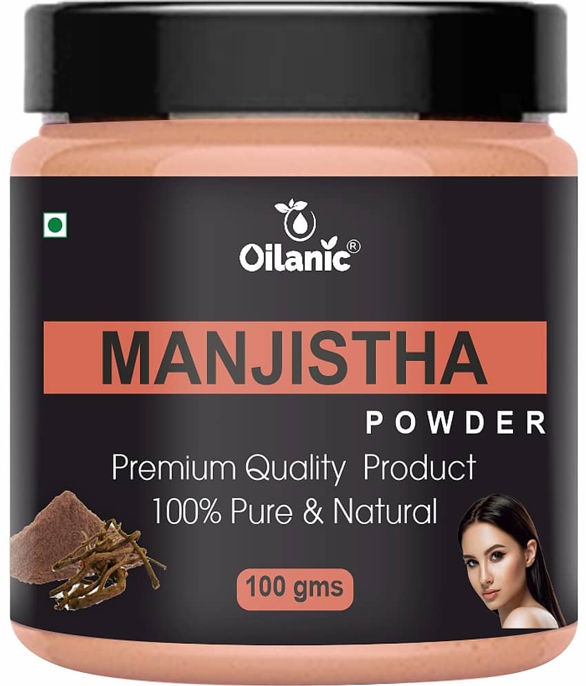 Oilanic Natural Manjistha Powder For Haircare Face Mask Masks 100 gm view 2