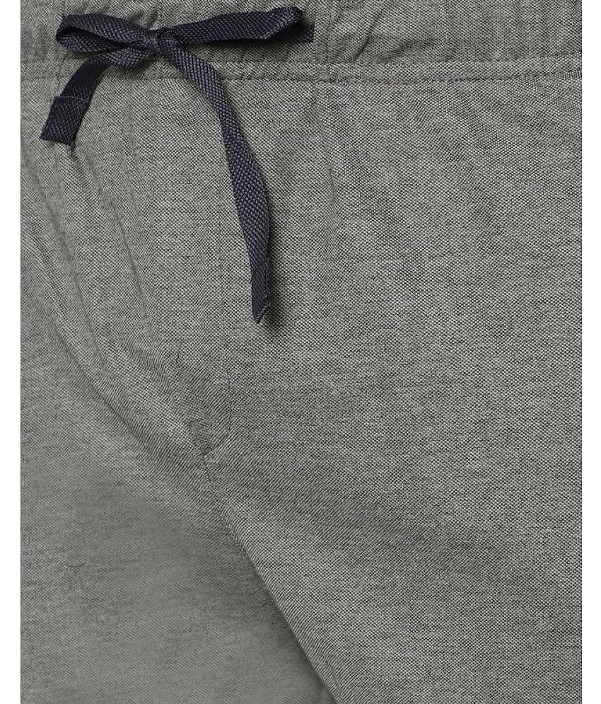 Avoq - Medium Grey Cotton Blend Men's Trackpants ( Pack of 1 ) view 2
