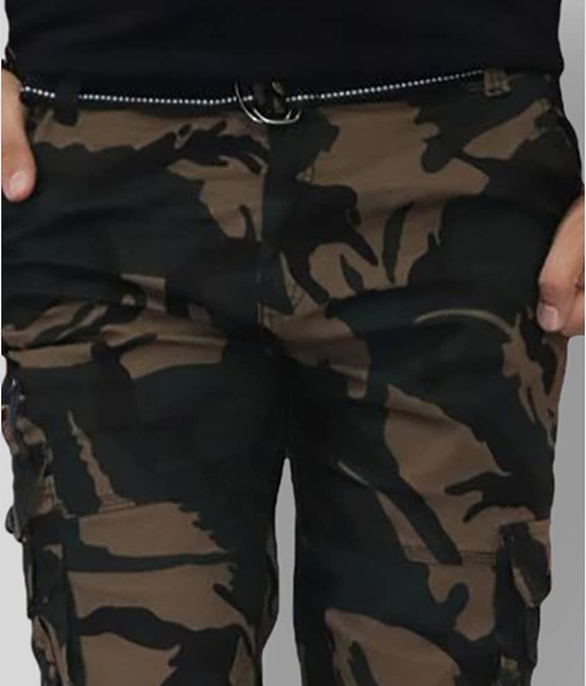 Urban Legends - Purple Cotton Regular-Fit Men's Cargos ( Pack of 1 ) view 2
