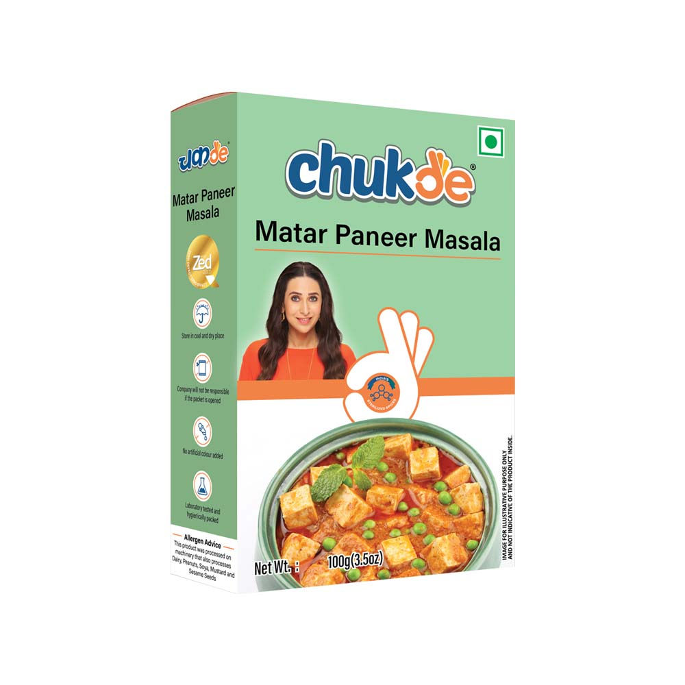 Chukde Spices Matar Paneer Masala, 100 gm view 2
