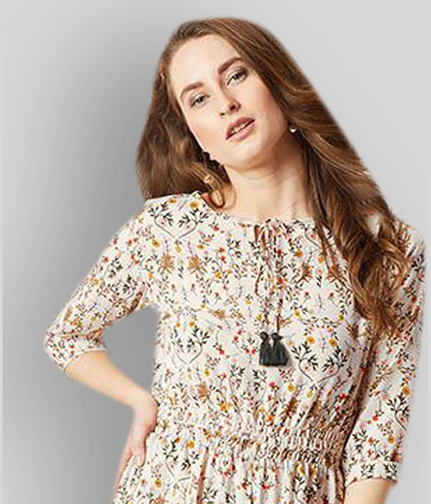 Miss Chase Women's Crepe Tunic ( Multicolor ) view 2