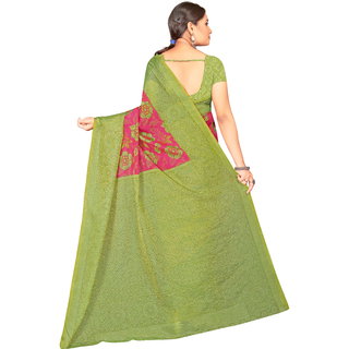 Rajsundari Creation Designer Crepe Magenta Color Saree for Women view 2