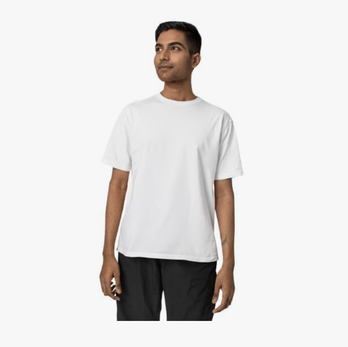 White Oversized T-Shirt for Men - Soft and Breathable Cotton Blend - Perfect for Casual Wear