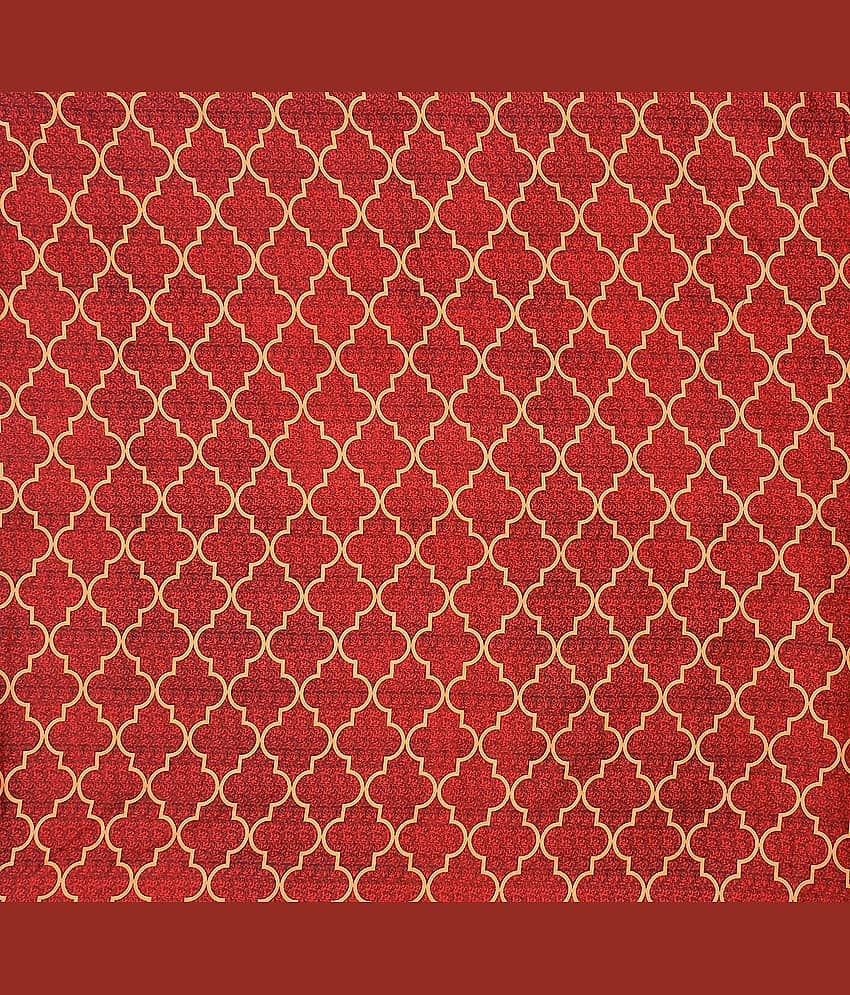 Decent Home Poly Cotton 1 Double Bedsheet with 2 Pillow Covers ( Maroon ) view 2