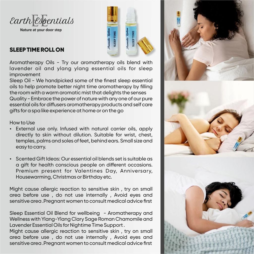 Aromatherapy Roll On Sleep Aid , Energy & Stress Away view 2