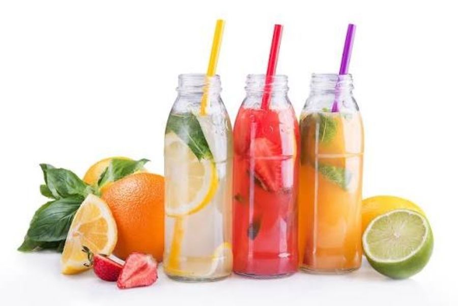 Assorted Fresh Fruit Infused Water Drinks - 10 L - One pack of assorted infused water drinks view 2