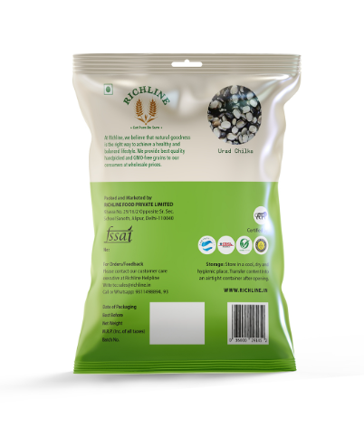 Richline Urad Dal (Chilka), 1 Kg view 2