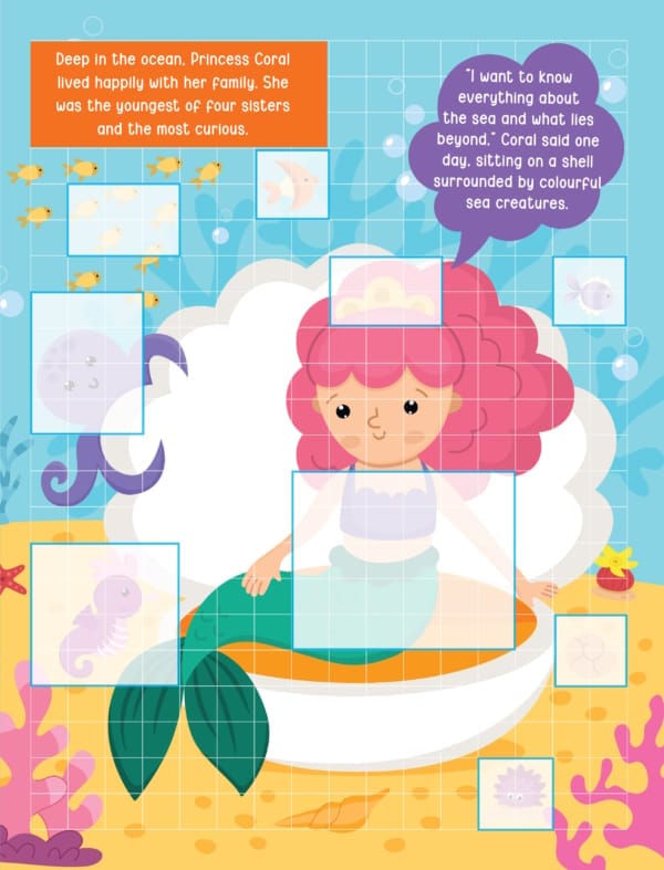 Pixel Sticker Activity Book: Curious Mermaid – Over 1,400 Stickers for Kids Age 4+ | Underwater Pixel Art, Sticker Puzzles view 2