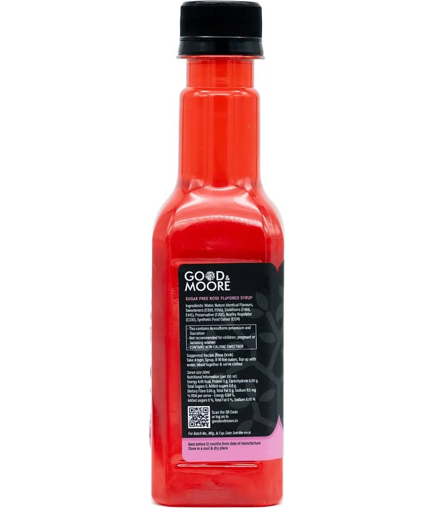 GOOD+MOORE Rose Syrup 250 mL view 2