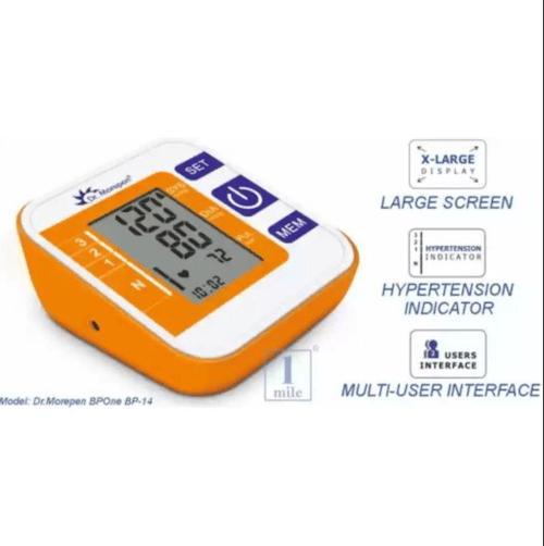 Dr. Morepen Automatic Blood Pressure Monitor, Upper Arm Cuff, Digital BP Monitor Machine for Home Use BP-14 view 2