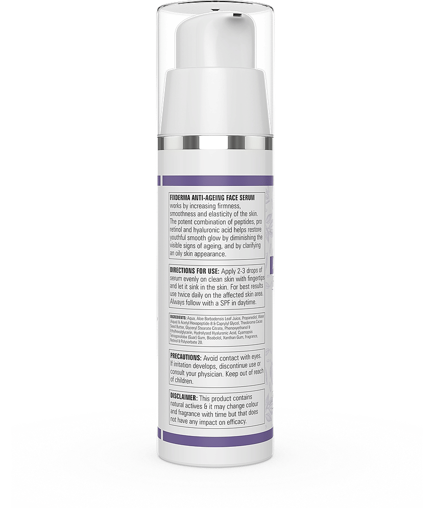 Fixderma Hyaluronic Acid Anti Ageing Face Serum with Pro Retinol for Fine Lines & Wrinkle (30 g) view 2