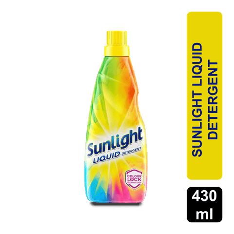 Sunlight Liquid Detergent, 430 ml Bottle view 2