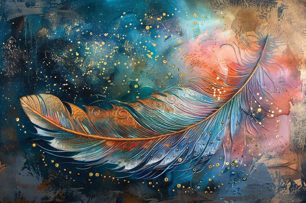 CELESTIAL DRIFT WALLART 24in X 16in WITH BLACK FRAME view 2