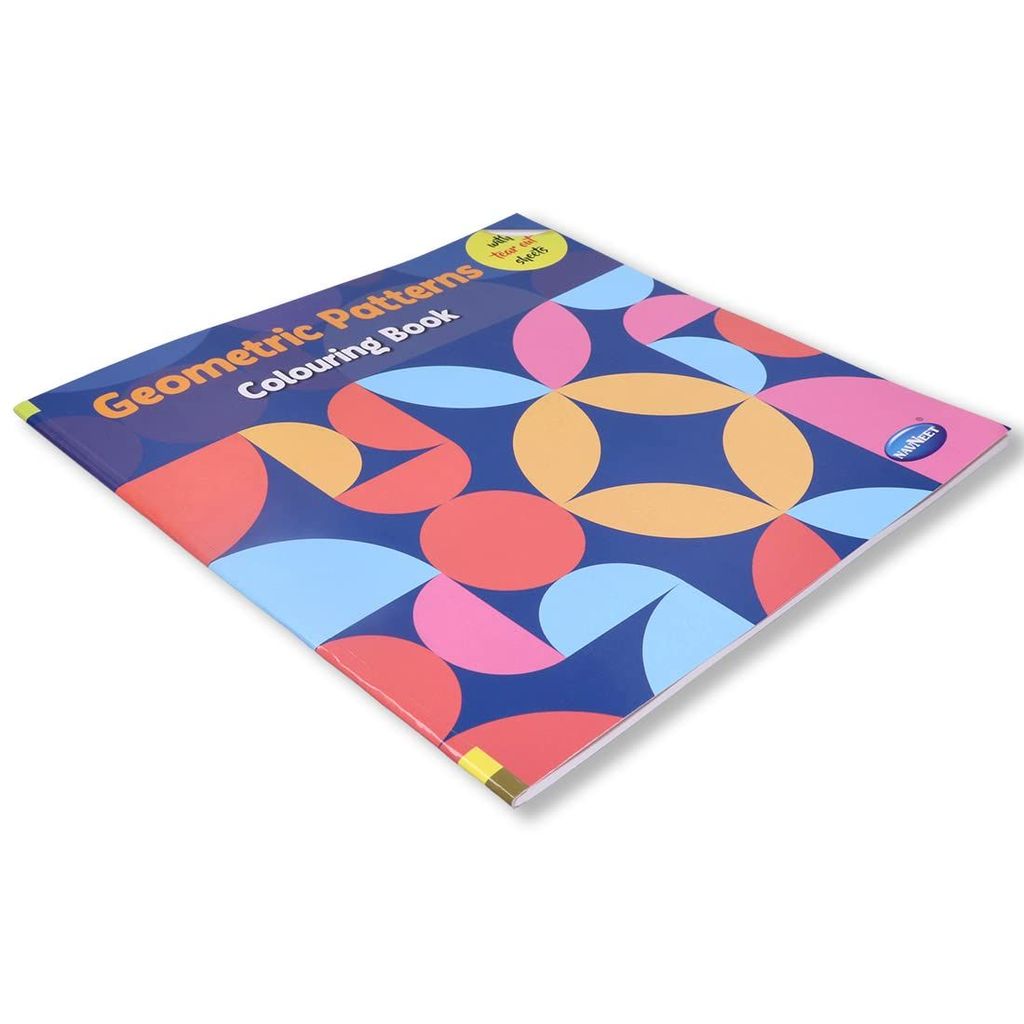 Navneet Geometric Pattern Colouring Book for Beginners and Adults [Perfect Paperback] Navneet Education Limited view 2