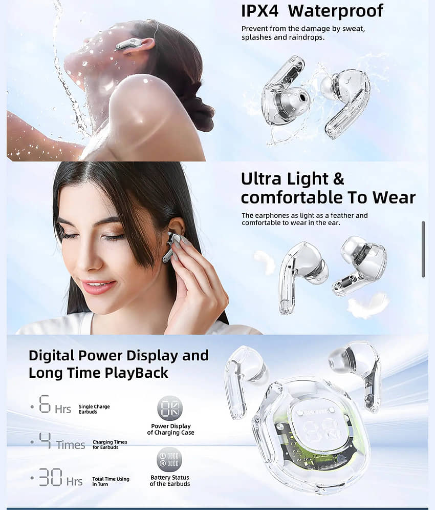 Life Like UltraPod Pro In Ear TWS White view 2