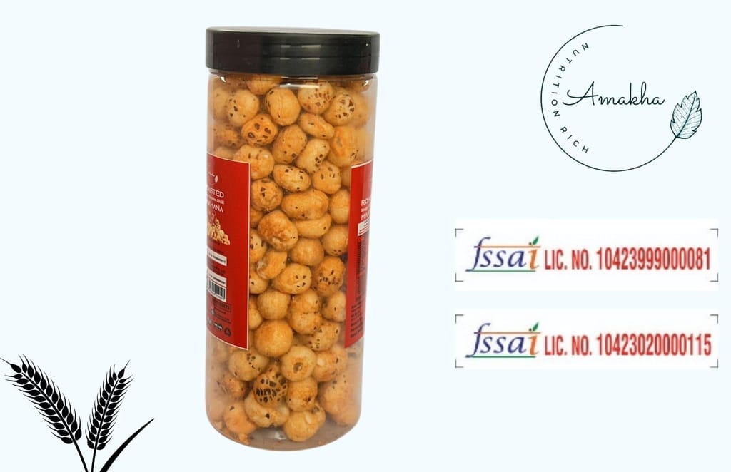 Amakha Roasted Flavoured Makhana, Tangy Tomato Chilli, 140gm view 2
