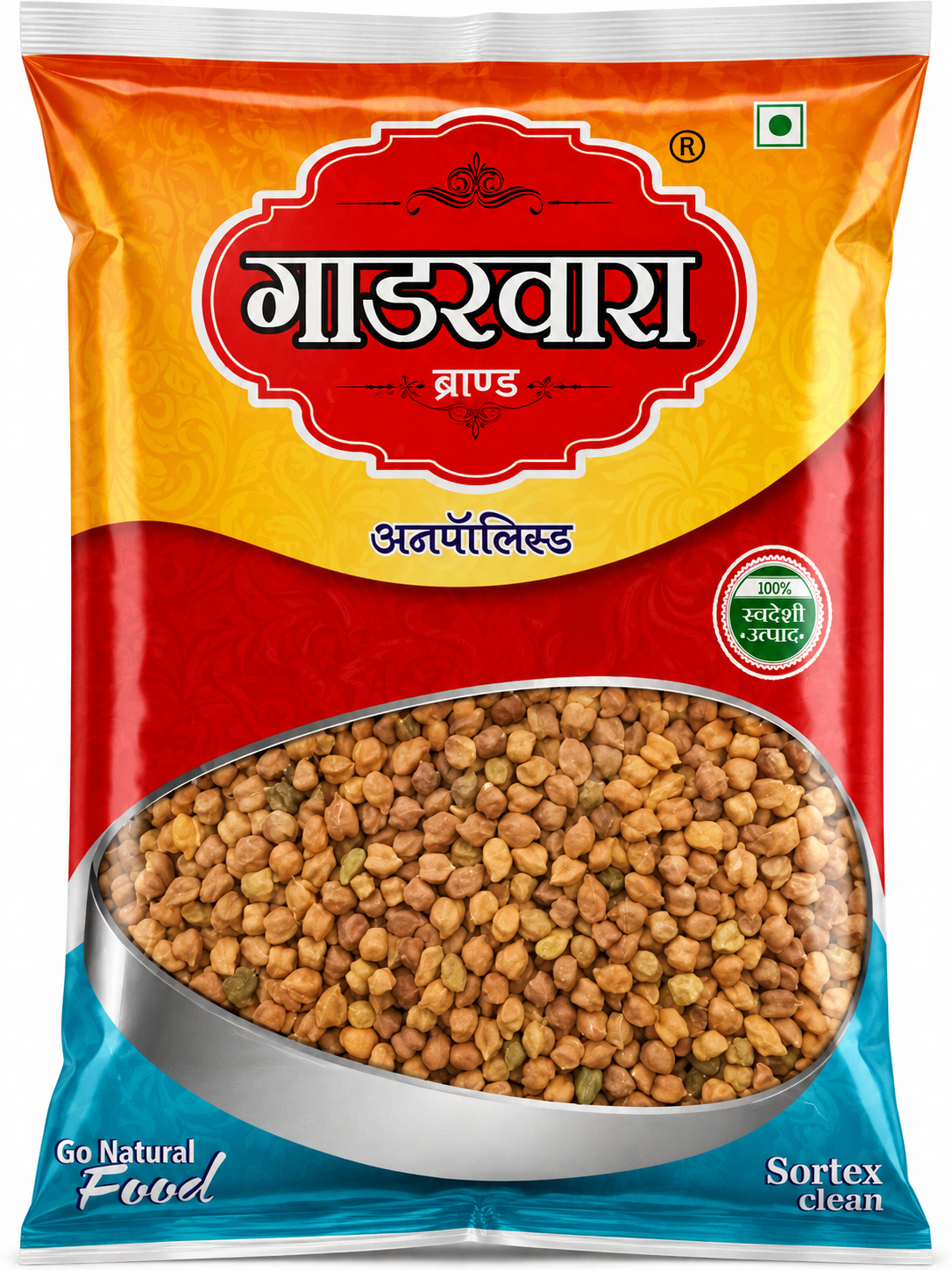 Gadarwara Deshi Chana Whole - 1 kg — 30 kg