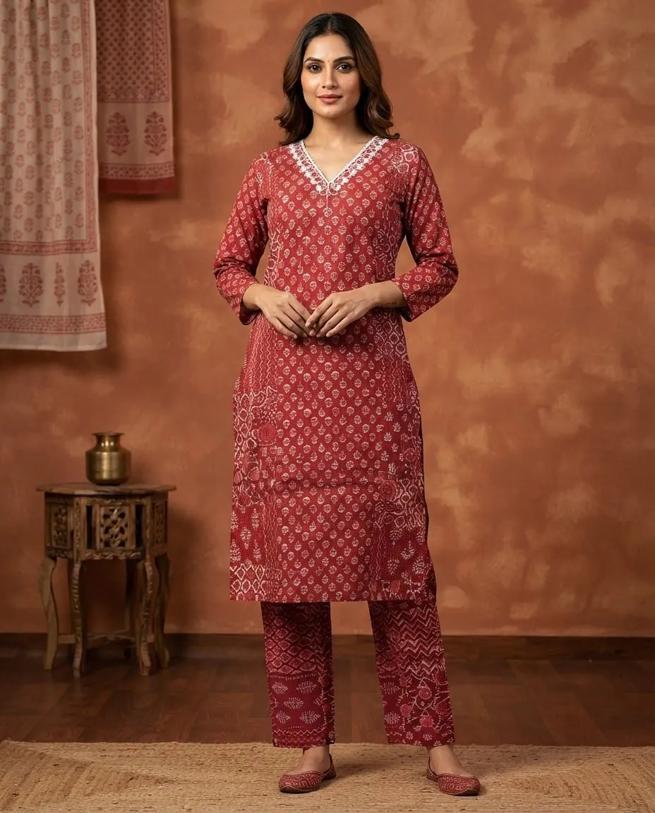 Print Cotton Kurta