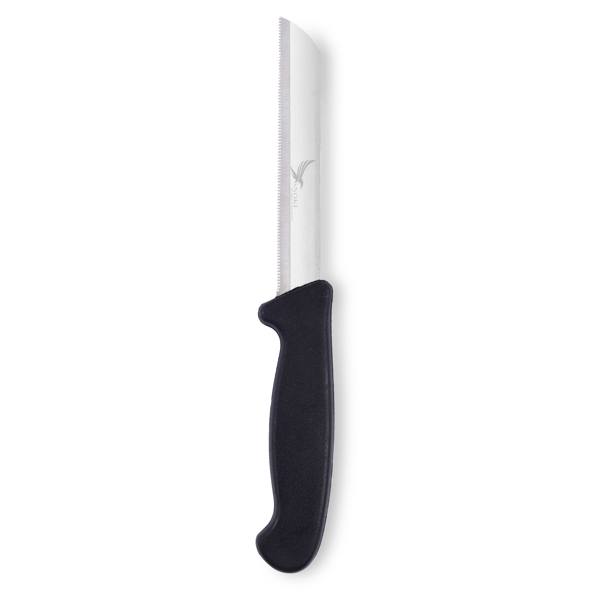 SNOKE® Stainless Steel Kitchen Knife For Home Use , Serrated Knife , 1 piece , silver