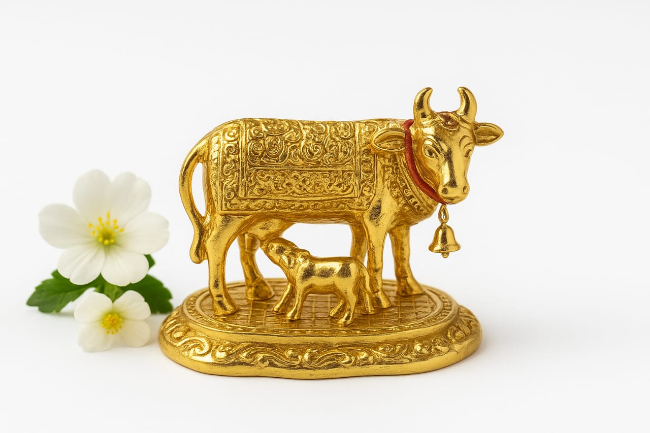 Idols and figurines Kamdhenu Pack Of 2