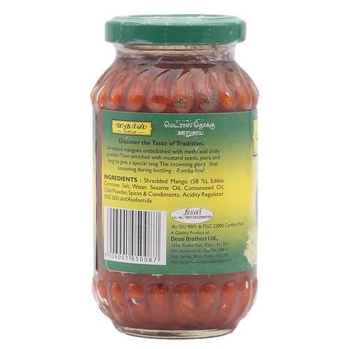 Mother's Recipe Pickle - Madras Thokku, 300 gm Jar view 2