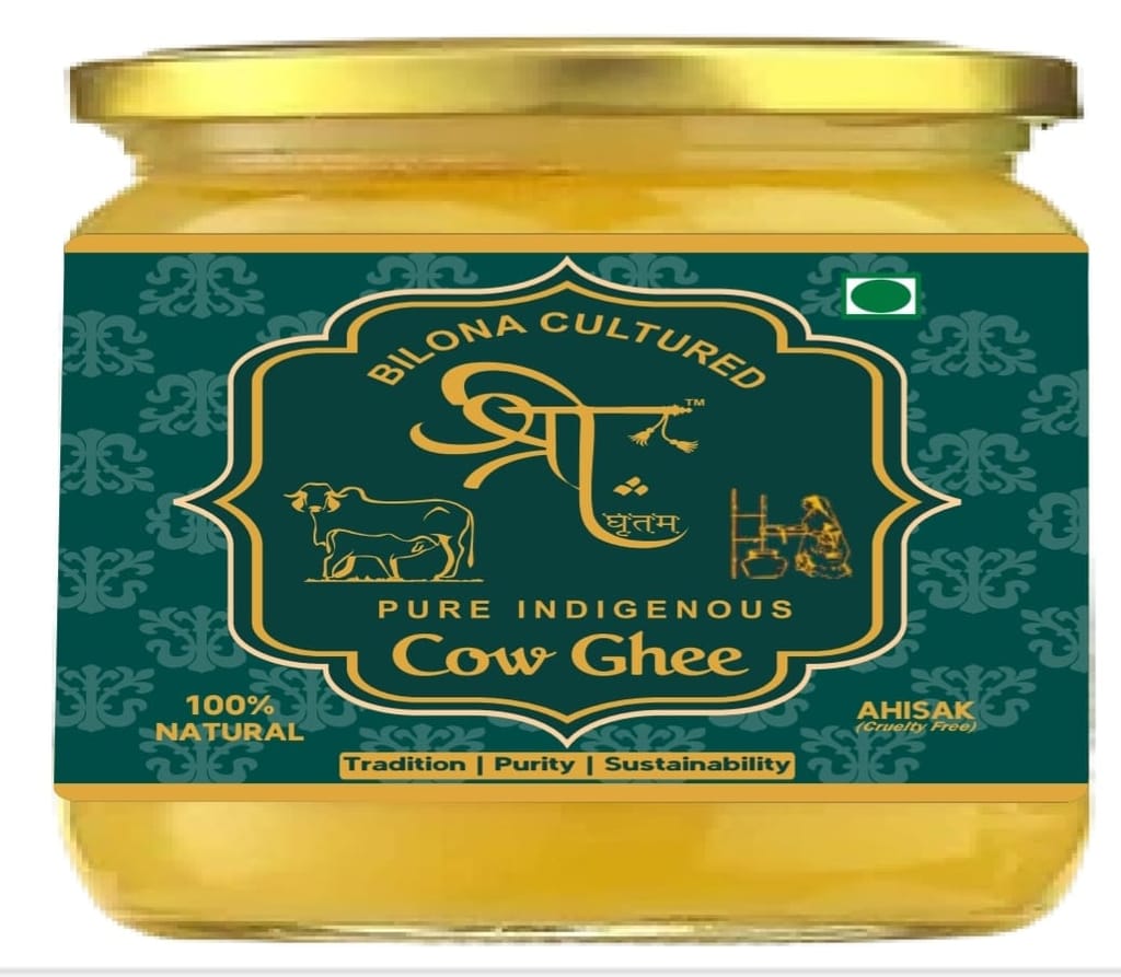 Pure Desi Cow Bilona Ghee Shree Ghritam (250ml)