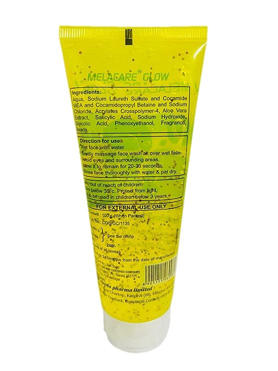 Melacare Glow Face Wash 100 Ml view 2