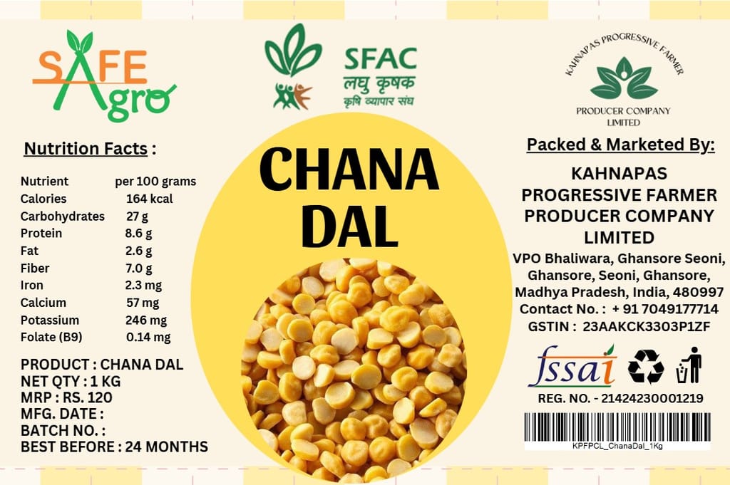 Chana Dal. view 2