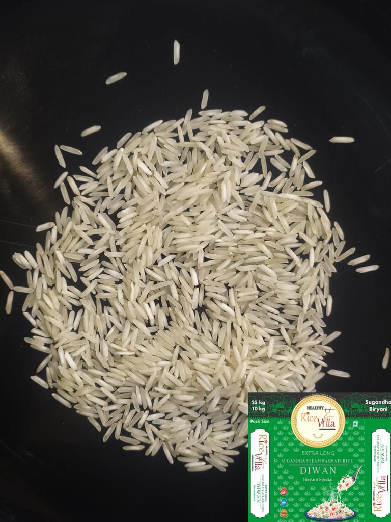 Rice Villa| Diwan| 26 kg| Sugandha Steam| Biriyani Special| Basmati Rice view 2