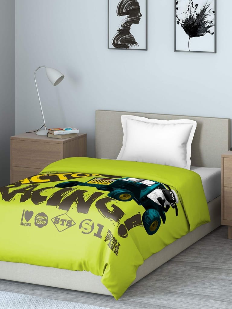DDECOR - Viacom Collection 100% Cotton Kids Pattern 180TC Single Quilt|152 CM X 229 CM| - Green view 2