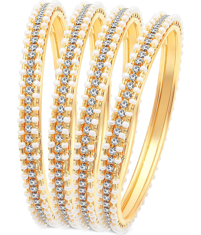 Sukkhi - Gold Bangle Set ( Pack of 1 ) view 2
