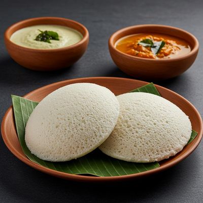 2 Pc Rice Idli