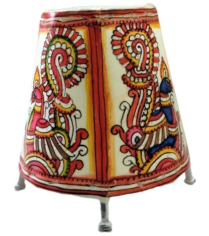 Peacock-themed Hand-Painted Decorative Paper Lantern view 2