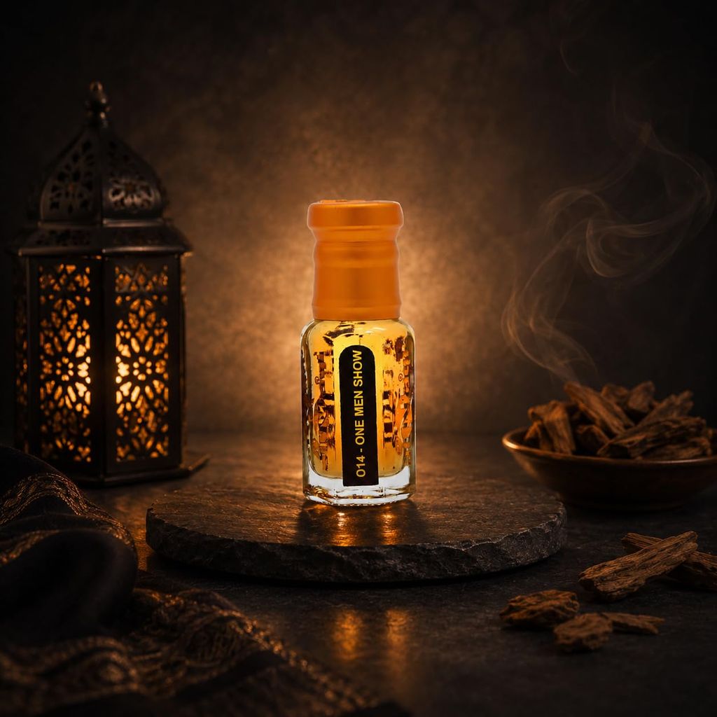 alanqi fragrances One Men Show 12ml - Non Alcoholic Perfume for Men, Intense Woody Scent, Premium Masculine Attar Oil, High Concentration Long Lasting Fragrance view 2