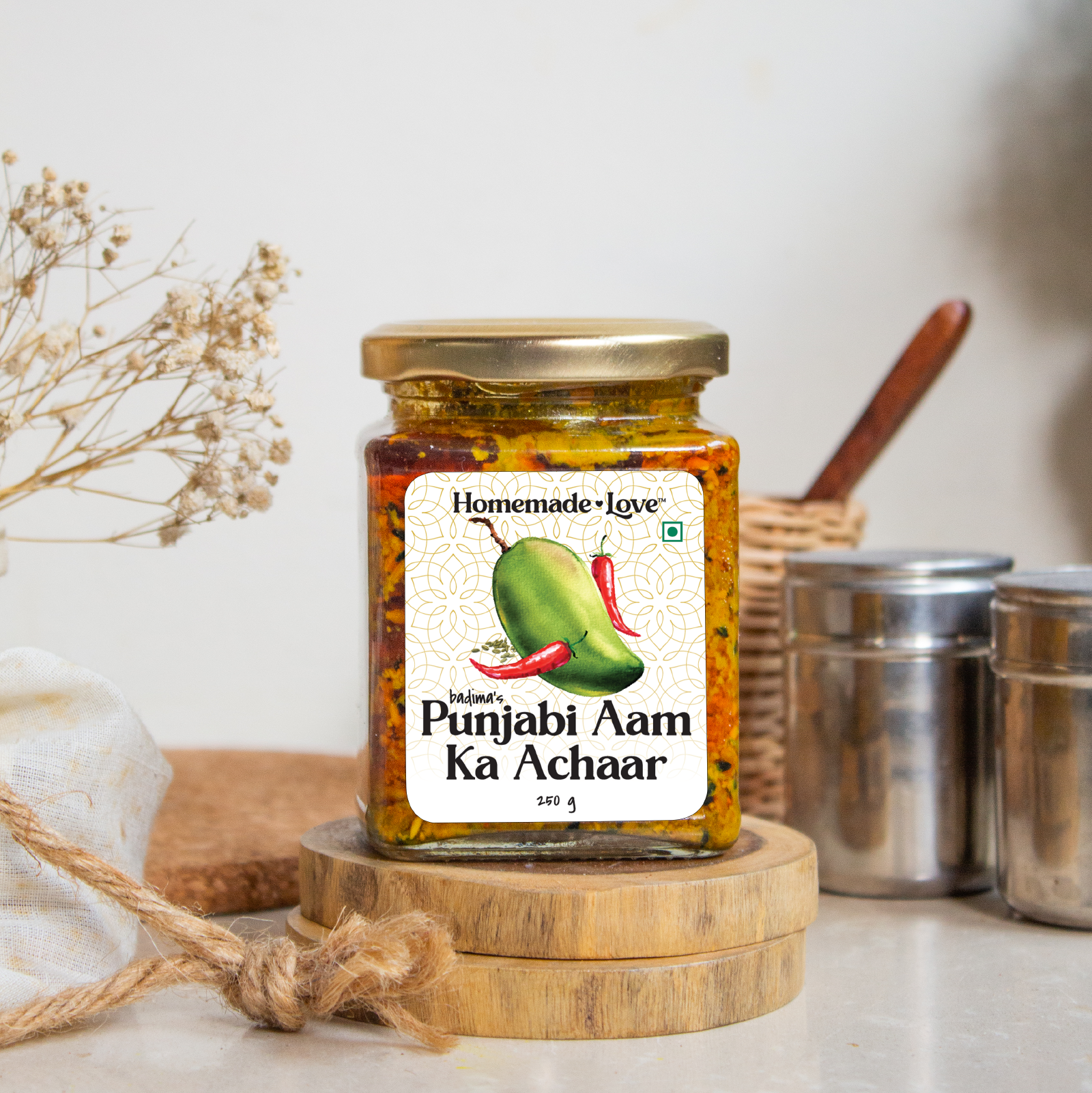 Homemade Love- Punjabi Aam ka Achaar - 250g view 2