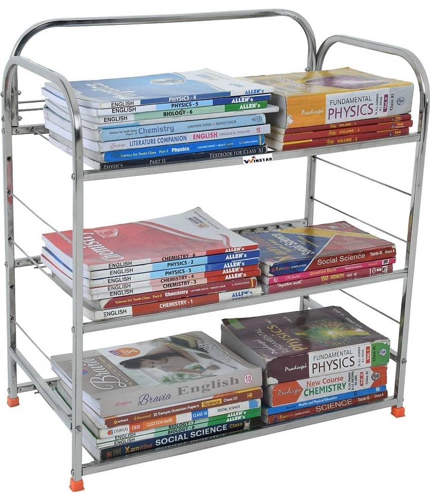 Winstar Stainless Steel 3 Tier Shoe Rack Silver view 2