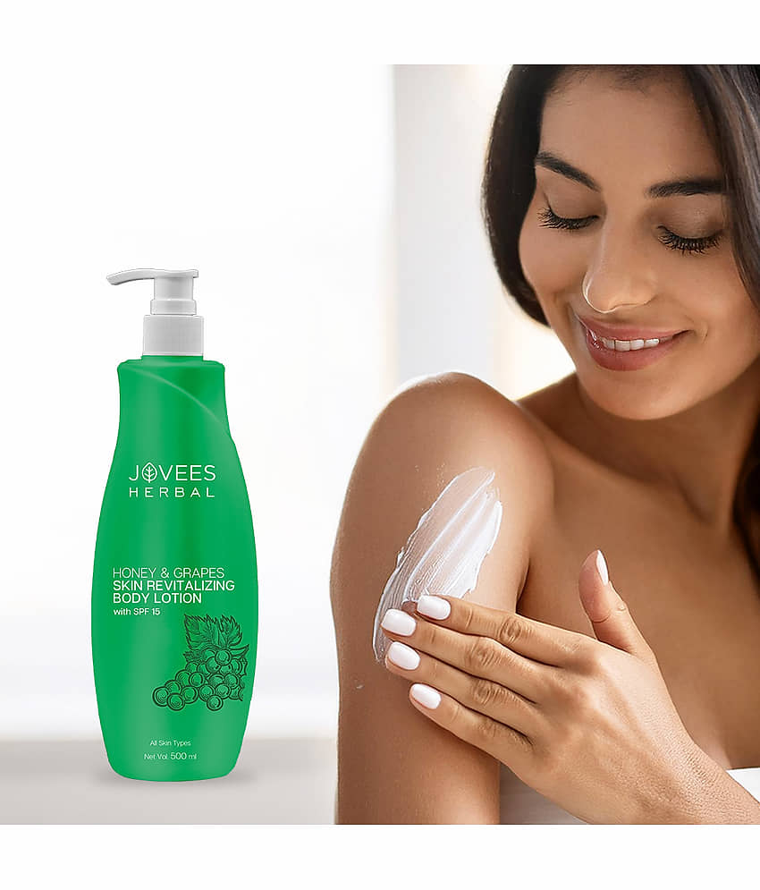 Jovees Herbal Honey & Grape Hand & Body Lotion For Nourishment For All Skin Types 500ml (Pack of 1) view 2